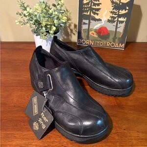 Harley-Davidson Black Slip-On Loafers